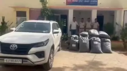 बनेड़ा: बनेड़ा पुलिस ने 277 किलो से अधिक अवैध डोडा पोस्त व फॉर्च्यूनर गाड़ी की जब्त