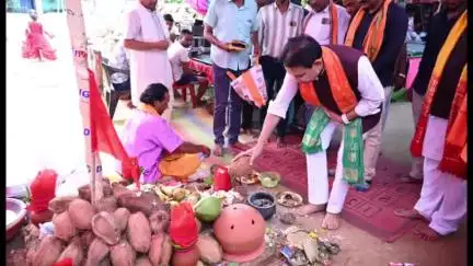 बसना: झारउडे़ला में बनेगा शिव मंदिर, बसना विधायक डॉ. संपत ने किया भूमिपूजन