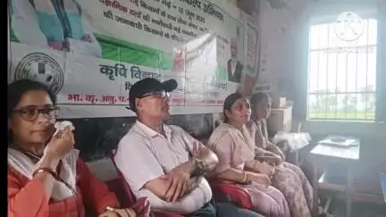 नगर नौसा: कैला पंचायत में किसानों को दिया गया एक दिवसीय प्रशिक्षण