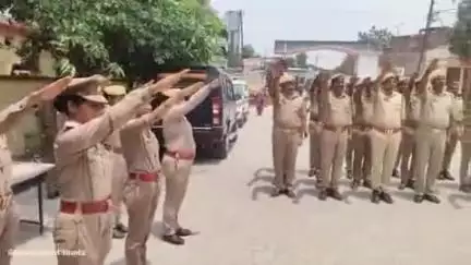मुहम्मदाबाद गोहना: मुहम्मदाबाद गोहना कोतवाली में विश्व तंबाकू निषेध दिवस पर पुलिसकर्मियों को दिलाई गई शपथ
