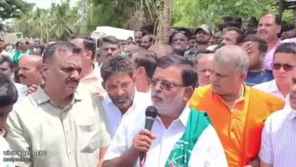 ಗುಬ್ಬಿ: ಡಿಸಿಎಂ ಡಿ.ಕೆ.ಶಿವಕುಮಾರ್ ಅವರಿಂದ ಕಳ್ಳ ಮಾರ್ಗದಲ್ಲಿ ರಾಮನಗರಕ್ಕೆ ನೀರು ಹರಿಸಲು ದುಸ್ಸಾಹಸ : ರೈತ ಮುಖಂಡ ಗೋವಿಂದರಾಜು ಆರೋಪ