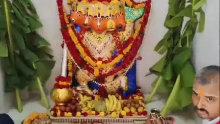 सुमेरपुर: नोवी गांव में पंचमुखी हनुमानजी मंदिर की प्राण प्रतिष्ठा का हुआ आयोजन