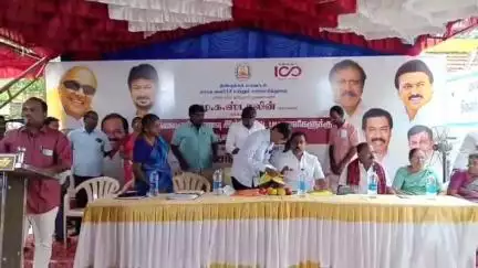 பழனி: ஊராட்சி ஒன்றிய அலுவலகத்தில் கலைஞரின் கனவு இல்ல திட்ட பயனாளிகளுக்கு பணி ஆணை வழங்கும் விழா நடைபெற்றது