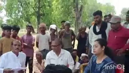 जैतपुर: केशवाही के गिरवा में सरकारी भूमि पर कब्जे का विरोध, मौके पर पहुंची एसडीएम ने रुकवाया काम