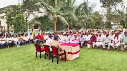 জলঙ্গি: ঈদ উপলক্ষে জলঙ্গি থানায় শান্তি কমিটির সভা