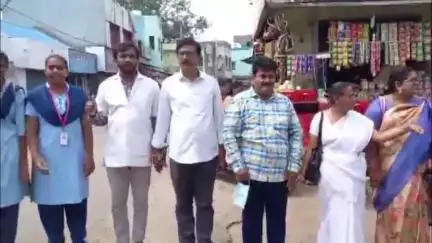 రాజానగరం: రాజనగరంలో పొగాకు వ్యతిరేక దినోత్సవం సందర్భంగా అవగాహన ర్యాలీ నిర్వహించిన వైద్య సిబ్బంది
