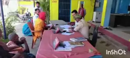 शाम्हो अकहा कुरहा: शाम्भो थाना परिसर में आयोजित जनता दरबार में सीओ ने सुने मामले