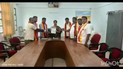 ಮುಳಬಾಗಿಲು: ಕಮಲ್ ಹಾಸನ್ ವಿರುದ್ಧ ಕ್ರಮಕ್ಕೆ ಪಟ್ಟಣದಲ್ಲಿ ಕರವೇ ಒತ್ತಾಯ