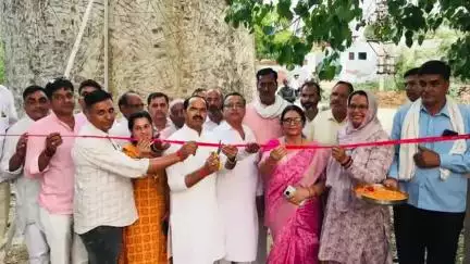 चिड़ावा: घुमनसर कलां में समारोहपूर्वक सार्वजनिक कुएं का हुआ लोकार्पण, भाजपा जिला महामंत्री राजेश दहिया रहे मुख्य अतिथि