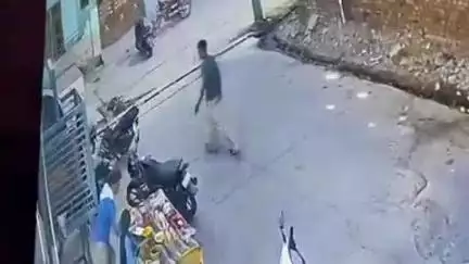 श्रीविजयनगर के खाटू श्याम मंदिर के बाहर से चोरी हुआ मोटरसाइकिल, घटनाक्रम का सीसीटीवी फुटेज आया सामने