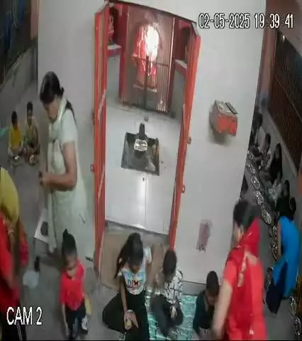 कन्या लांगूर पूजन शिव शक्ति घंटेश्वर मंदिर