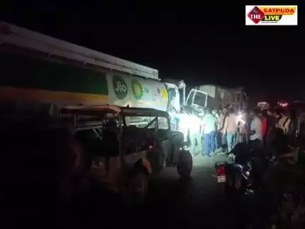 ट्रक और डंपर के बीच टक्करः राजस्थान के चालक की मौत, डंपर का टायर फटने से हुआ हादसा; मोबाइल से हुई पहचान