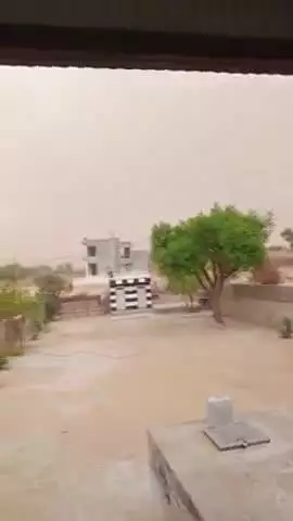 RAJSTHAN MEIN  TEJ AANDHI BARISH KA ALERT