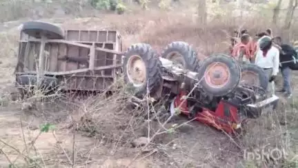 पांडू: डाली पंचायत में ट्रैक्टर पलटने से ड्राइवर की मौत