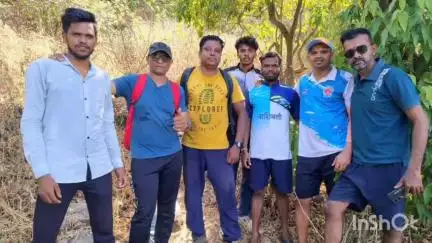 खालापूर: माणिक गडावर अडकलेल्या दोन पर्यटकांची सुखरूप सुटका