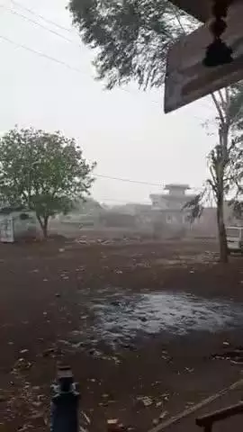 Guna Madhya radhogarh pani ke sath ole dekhne ko mile