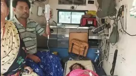 జిల్లాలో రోడ్డు ప్రమాదం, పదిమందికి గాయాలు