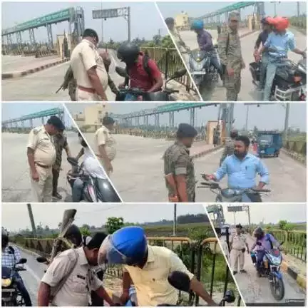 सजग, सतर्क और तत्पर  चप्पे-चप्पे पर नज़र !
.
अपराध एवं अपराधियों पर अंकुश लगाए रखने हेतु #कटिहार_पुलिस द्वारा निरंतर सघन वाहन जांच की जा रही है...