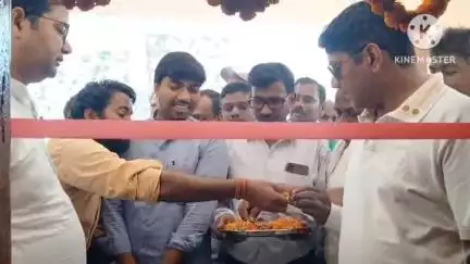 खोदावंदपुर: खोदावंदपुर में 20 सूत्री कार्यालय का उद्घाटन, अध्यक्ष, उपाध्यक्ष और सदस्यों का फूल मालाओं से स्वागत