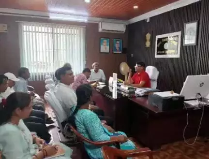 बरहरुवा: बरहरवा प्रखंड कार्यालय में आयोजित हुई प्रखंड टास्क फोर्स की बैठक