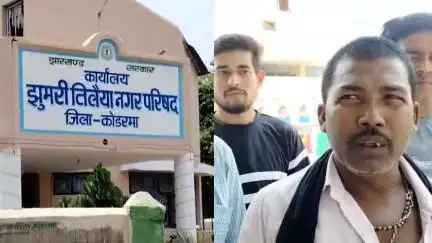 झुमरीतिलैया में ठेला पर फल बेचने वाले दिनेश खटीक परेशान, नगर परिषद झुमरीतिलैया से लगा रहे मदद की गुहार