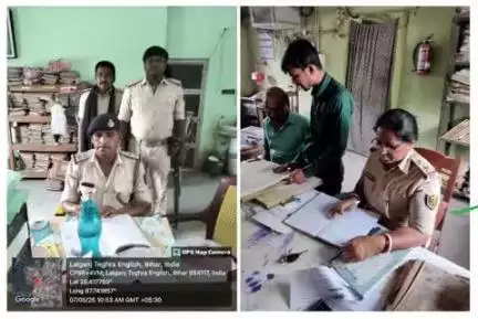 #कटिहार_पुलिस द्वारा बैंकिंग प्रतिष्ठानों /ATM में सुरक्षा-व्यवस्था सुनिश्चित करनें हेतू बैंकों की सुरक्षा जांच की जा रही है I

👉बैंक परिसर के अंदर एवं बाहर संदिग्ध पर निगरानी रखी जा रही है I