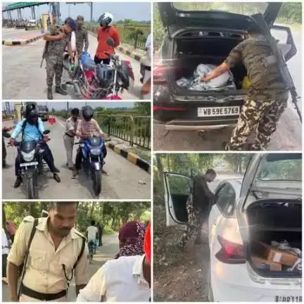 सजग, सतर्क और तत्पर  चप्पे-चप्पे पर नज़र !
.
अपराध एवं अपराधियों पर अंकुश लगाए रखने हेतु #कटिहार_पुलिस द्वारा निरंतर सघन वाहन जांच की जा रही है...