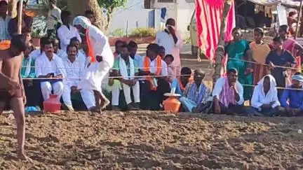 నిజాంసాగర్: అచ్చంపేట్ గ్రామంలో కుస్తీ పోటీలు నిర్వహణ