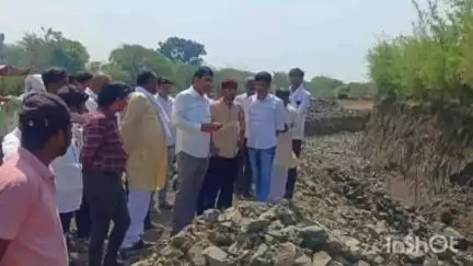 शिरुर अनंतपाळ: तालुक्यातील घरणी नदी घाटाच्या कामाची राष्ट्रवादी काँग्रेस प्रदेशाध्यक्ष सुरज चव्हाण यांनी केली पाहणी