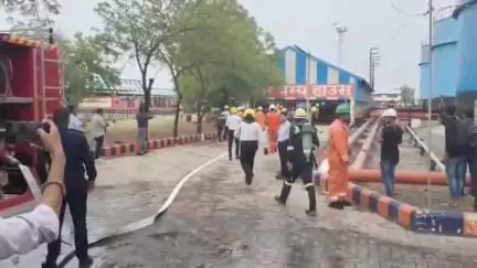 ઘોઘા: ઘોઘા તાલુકાના તગડી ગામ પાસે આવેલ IOC ખાતે મોકડ્રિલ નું આયોજન કરવામાં આવ્યું