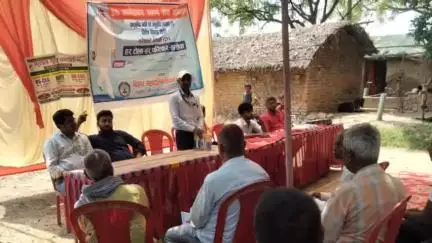 गुठनी: डॉ. आंबेडकर समग्र सेवा अभियान के तहत गुठनी प्रखंड की विभिन्न जगहों पर कार्यक्रम हुआ आयोजित