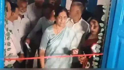 ಪಾಂಡವಪುರ: ಪಟ್ಟಣದಲ್ಲಿ ತಾರಾ ಭಾಷಾ ಪ್ರಯೋಗಾಲಯ ಉದ್ಘಾಟಿಸಿದ ಶಾಸಕ ದರ್ಶನ್ ಪುಟ್ಟಣ್ಣಯ್ಯ ಹಾಗೂ ಸುನೀತಾ ಪುಟ್ಟಣ್ಣಯ್ಯ