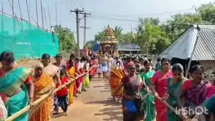 உடையார்பாளையம்: தாதம்பேட்டை கிராமத்தில் ஸ்ரீ வரதராஜ பெருமாள் திருக்கோவிலில் தேர் திருவிழா