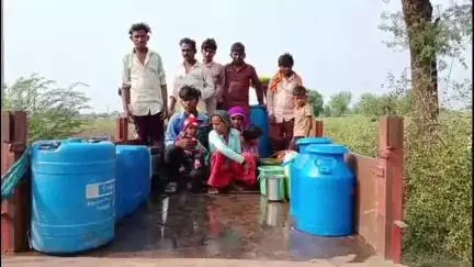 સંખેડા: સંખેડા તાલુકાના આનંદપુરા ગામે છેલ્લા ચાર દિવસથી  પીવાના પાણી માટે હેરાન પરેશાન થઈ રહ્યા છે. #jansamasya