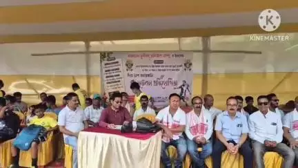 পূব যোৰহাট: কাকজানত আজিৰে পৰা অষ্টম সংখ্যক দিবা -নৈশ ৰাজ্যিক ভিত্তিত ফুটবল প্ৰতিযোগিতা আৰম্ভ