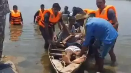अहेरी: अहेरी लगतच्या प्राणहिता नदी पात्रात आपत्ती व्यवस्थापन अंतर्गत मान्सून पूर्व तयारी करिता रंगीत तालीम