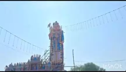 குன்னம்: அகரம்சீகூரில் 24. அடி உயர முருகன் சிலை பிரதிஷ்டை செய்து கும்பாபிஷேகம் நடந்தது