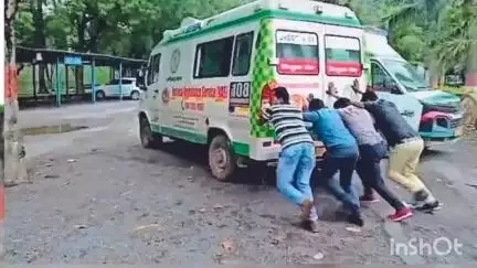 कोरबा: कोरबा जिले की एंबुलेंस सेवा का बुरा हाल, पुरानी व्यवस्था के तहत चल रही खटारा गाड़ियाँ