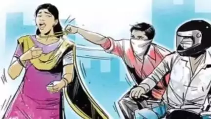 હિંમતનગર: વૈષ્ણોદેવી પાર્ક સોસાયટીના રોડ પર ચેઇન સ્નેચિંગની ઘટના