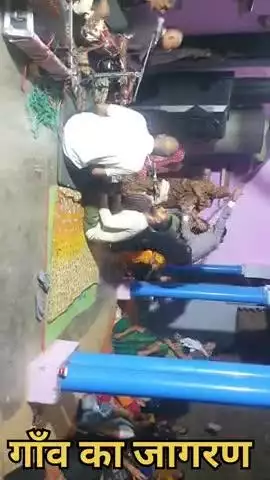 gaoanगाँव का माता रानी जागरण आज के दौर मे ऐसे जागरण विलुप्त होते जा रहे ऐसे जागरण में जो आनंद आता है आज कल जो जागरण होते