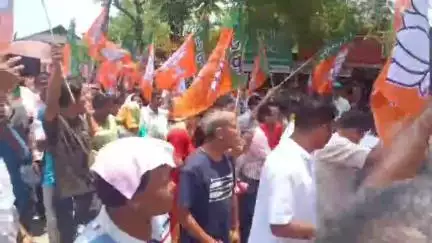শিৱসাগৰ: বিজেপিৰ ৰাজ্যিক সভাপতি দিলিপ শ‌ইকীয়াক শিৱসাগৰত জিলা বিজেপিৰ উষ্ম আদৰণি