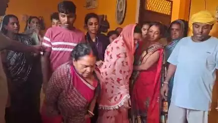 आंदर: जमालपुर गांव में मृतक का शव पहुंचते ही परिजनों में मचा कोहराम
