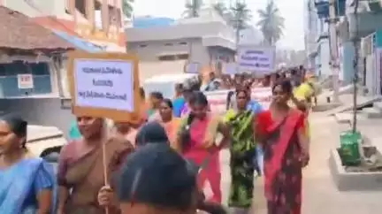 అమరావతి మహిళలపై అసభ్యకర వ్యాఖ్యలు చేశారంటూ కొత్తపేటలో మహిళల నిరసన