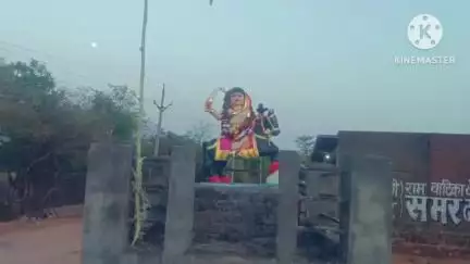 खनियाधाना: ग्राम मायापुर में अज्ञात लोगों ने लोकमाता अहिल्याबाई होल्कर की प्रतिमा स्थापित की
