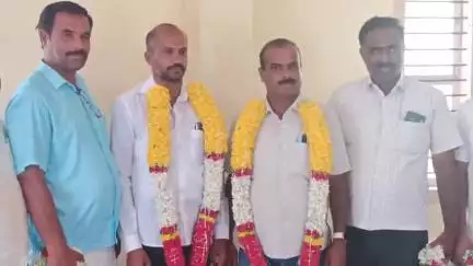 ಮಳವಳ್ಳಿ: ತಾಲೂಕಿನ ಕಲ್ಕುಣಿ ಗ್ರಾಮದ ಪ್ರಾಥಮಿಕ ಕೃಷಿ ಪತ್ತಿನ ಸಹಕಾರ ಸಂಘದ ನೂತನ ಅಧ್ಯಕ್ಷ ಉಪಾಧ್ಯಕ್ಷರ ಅವಿರೋಧ ಆಯ್ಕೆ