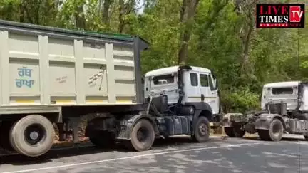 परिवहन विभाग की कार्रवाई में 2 वाहनों से वसूला ₹3 लाख जुर्माना, डेढ़ माह में विभाग ने वसूला करीब ₹20 लाख जुर्माना: नाहन