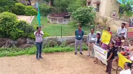 प्राआकेंद्र आसगाव अंतर्गत उपकेंद्र ब्रह्मी जिल्हा भंडारा येथे उच्चरक्तदाब जनजागृती निमित्त सायकल रॅली काढण्यात आली.
