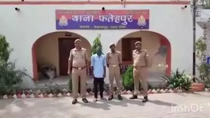 बेहट: नशीला पदार्थ सुंघाकर दुष्कर्म करने के मामले के अभियुक्त को पुलिस ने बड़कला फ्लाईओवर के पास से किया गिरफ्तार