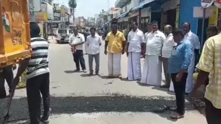 அரூர்: மசூதி தெருவில் வேகத்தடை அமைப்பு எம்எல்ஏ சம்பத்குமார் ஆயில்