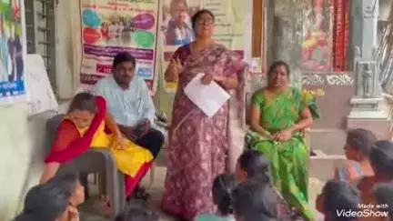 గజపతినగరం: బాల్యవివాహాలు అరికట్టడాన్ని సమిష్టి బాధ్యతగా గుర్తించాలి : గింజేరు లో గంట్యాడ ఐసిడిఎస్ పిఓ ఉమాభారతి.